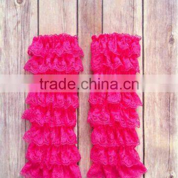 Newborn Infant Baby Ruffle Chiffon Leg Warmer Cute Knitted Winter Autumn Legging photo-2