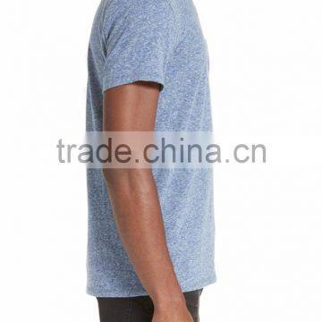 Heathered Look Crew Neck T-shirt With Custom Logo photo-3