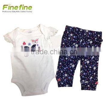 Newest Lovely Oem Cute Organic Baby Romper photo-3