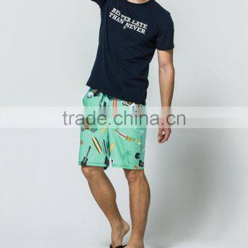 Summer big cartoon dry fast couple beach shorts funny running shorts