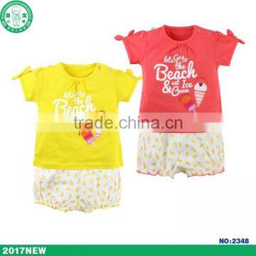 Infant&toddler Baby Clothing Sets Baby Girls Outfits With Print