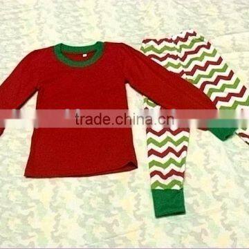 2017 New Design Comfort Kids Green Striped Family Christmas Pajamas Baby Toddler New Year Children Pajamas Sets photo-3