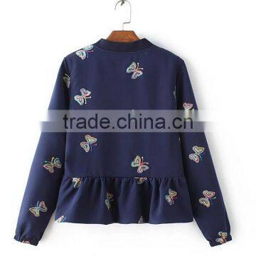 Runwaylover EY1041C Fashion Girls Wholesale Embroidery Women Jackets photo-2