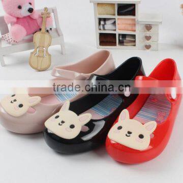 Soft Feeling Girl Pvc Shoes, Girl Cartoon Jelly Shoes photo-2