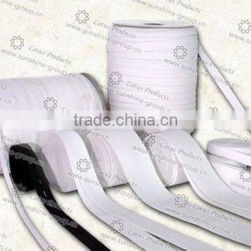 Home Textile Medical Garment Shoes Bags Use and Elastic Feature Elastic Tape Braided Elastic