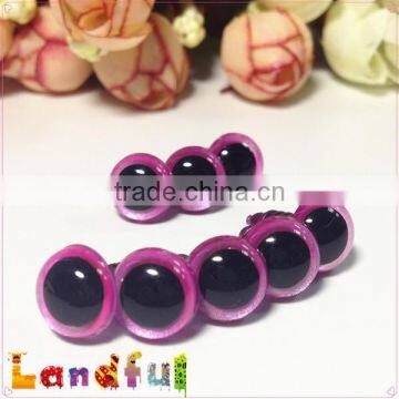 10mm Metallic Colored Amigurumi Doll Handmade Purple Toy Eyes photo-4