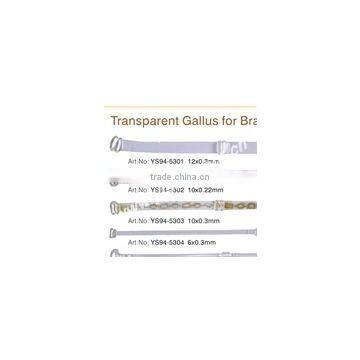 Transparent Gallus for Bra