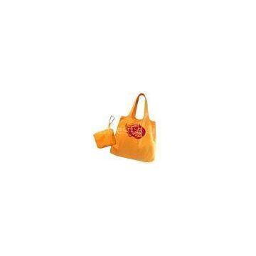 Reuseable Orange PRET Bag, Eco-friendly Shooping Bags With Embossing / Debossing Logo