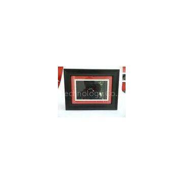 Fashion 7 Inch Wooden Desktop LCD Digital Photo Frame For Friendship / Wedding