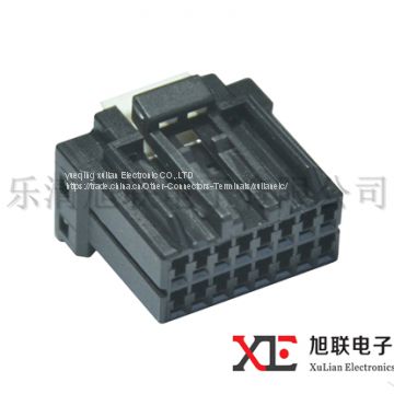 Widely used 16pin black female tyco pbt gf30 175966-2