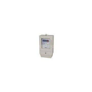 LED Display Class One Accuracy Single Phase Energy Meter , Prepaid KWH Meter