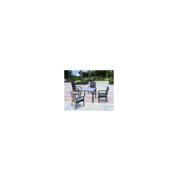 outdoor furniture,dining furniture ,toughened glass table,textile chairs and tables,chair,table,aluminum +PE rattan chair,aluminum +PE rattan table HT65  HY122