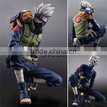 Sveda SV-NR023 Hot Anime Figure, Naruto Kakashi action figure with clothes change, PVC anime figures high quality