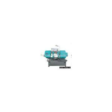 Horizontal metal band sawing machine