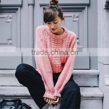 B33779A 2017 winter western style women thick pullover sweaters