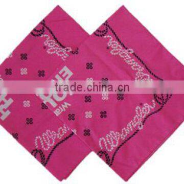 high quality soft T/C screen printed lady bandana