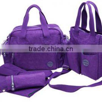 4pcs 2colors Hot Sale High Quanlity Aardman Waterproof Functional Adult Diaper Bag for Mother photo-2