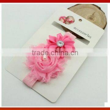 New Design 2015 Hair Crown Children Fabric Lily Flowers Baby Headband/Korean Design Baby Headband/Fancy Newborn Baby Headbands photo-2