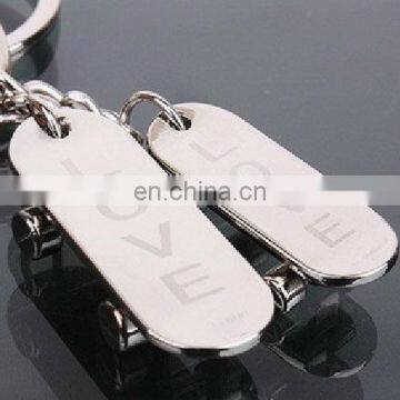 Fashion New Design Cool Skateboard Keychain Couple Valentine's Day Gift