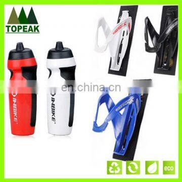 680ml Bike Bicycle Cycling Outdoor Sports Hiking Water Drink Water Bottle Cup + Holder Cage Rack