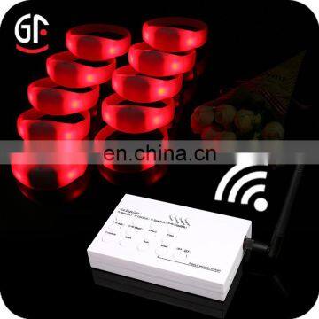 Novelty Products for Import RFID Radio Controlled Flashing DMX Slap Bracelet