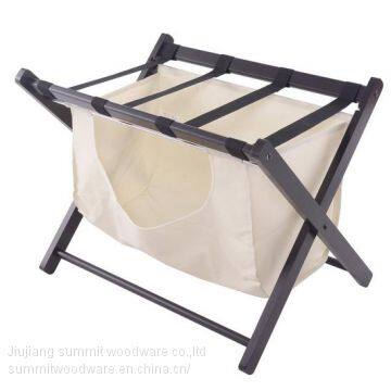 Home Folding Wood Luggage Rack