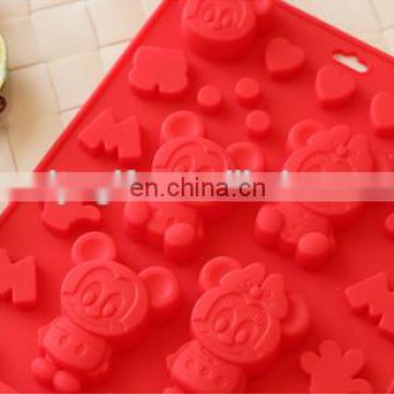 so cute cartoon cookies baking mold/silocone ice tray