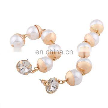 Fashionable Simple Long Pearl Tassel Earrings photo-3