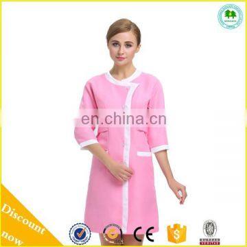 2015 New Design Pink Beauty Tunics Sales , Cheap Beauty Uniforms for Women