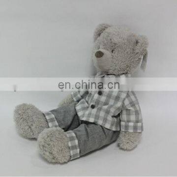 Plush and Stuffed Bear Animal Baby Toys With Cloth Dress photo-2