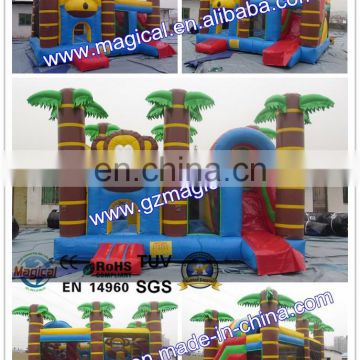 Hot sale big inflatable Monkey bounce house / inflatable castle for sale