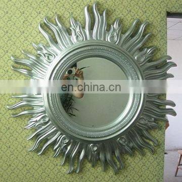 silver wall mirror frame for home decoration