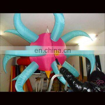 special round inflatable star inflatable hanging star for ceiling decoration