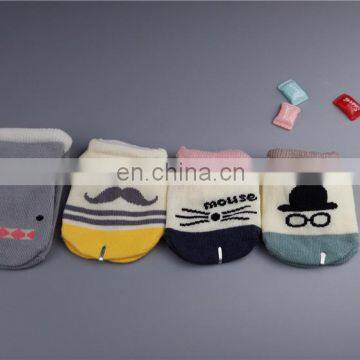 2017 Hot Selling Good Quality Cotton Baby Printed Socks photo-3