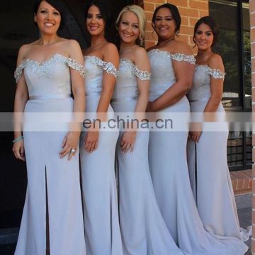 Wedding Party Gowns 2016 Hot Sale Sweetheart Long Mermaid Bridesmaid Dresses for Wedding Off the Shoulder Formal Dresses