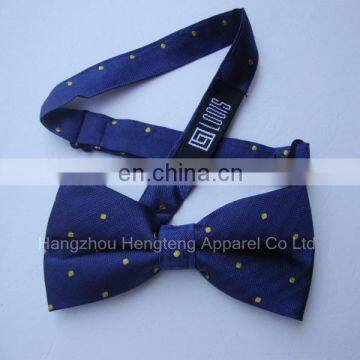 Pre tied 100% Silk Bow Tie with Dotted Design