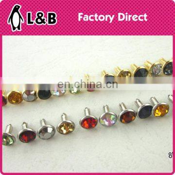 5mm 6mm 7mm 8mm 9mm 10mm 12mm wholesale rhinestone rivet studs