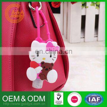 Wholesale custom design colorful lovely silicon holder for hand sanitizer