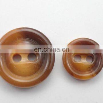 2014 new design polyester plastic resin toggle button