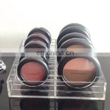 Acrylic Pressed Compact Powder Display Stand/Cosmetic Storage Display for Pressed Powder