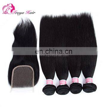 Virgin Wholesale Brazilian Hair Hair Extension Human Hair 3 Bundles With Closure photo-3