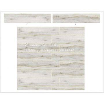 20X100cm Wear Resistant Gray Wood Vein Tile