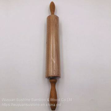 Beech Wooden Rolling Pin, Oil on the Surface photo-3