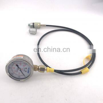 Quick Connector excavator hydraulic pump test gauge pressure hose connector fitting suit