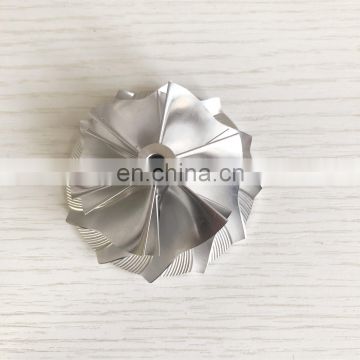 RHF5 Reverse 47.00/60.50mm 6+6 blades high performance thick blades turbo billet/milling/aluminum 2618 compressor wheel