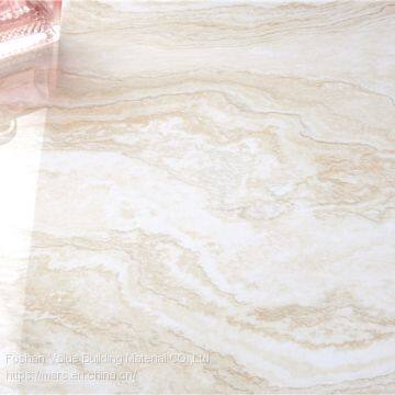 First Choice Glazed Living Room 60x60 White Marble Design Porcelain Floor Tiles photo-2
