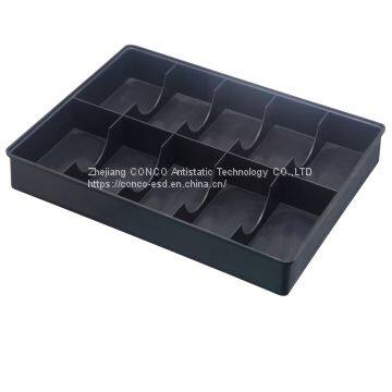 Electronic Factory Industrial Anti-static Plastic PCB Storage Esd Tray photo-4