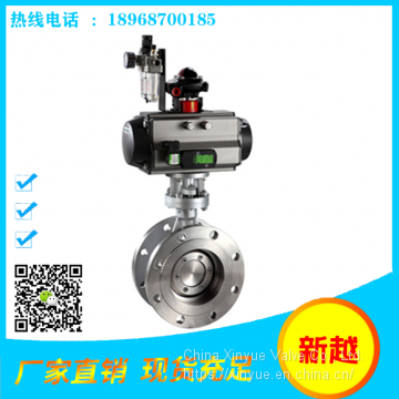 Pneumatic Butterfly Valve Triple Eccentric Metal Hard Seal Butterfly Valve photo-3