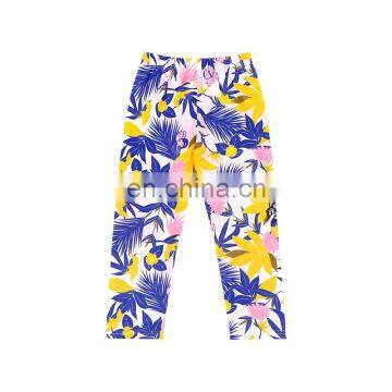 2020 new arrival Beauty Leaves Design Legging Long Pants For Adorable Girls Autumn Wear