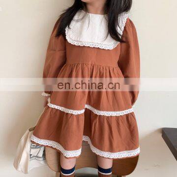 2020 New Style Girls Patchwork Dress Fashion Autumn Girls Dresses